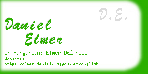 daniel elmer business card